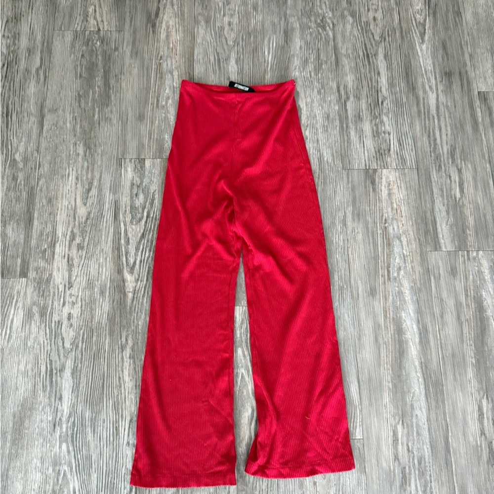 Reformation red lounge pants